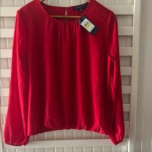 Tommy Hilfiger Red Relaxed Blouse